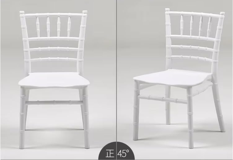 Baby Chair Kids Plastic School Study Chair Chivari Party Chair White Bamboo Design