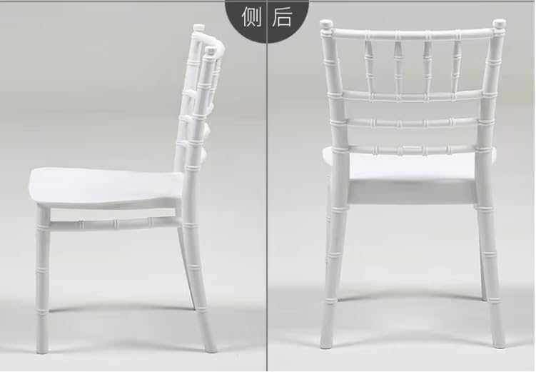 Baby Chair Kids Plastic School Study Chair Chivari Party Chair White Bamboo Design