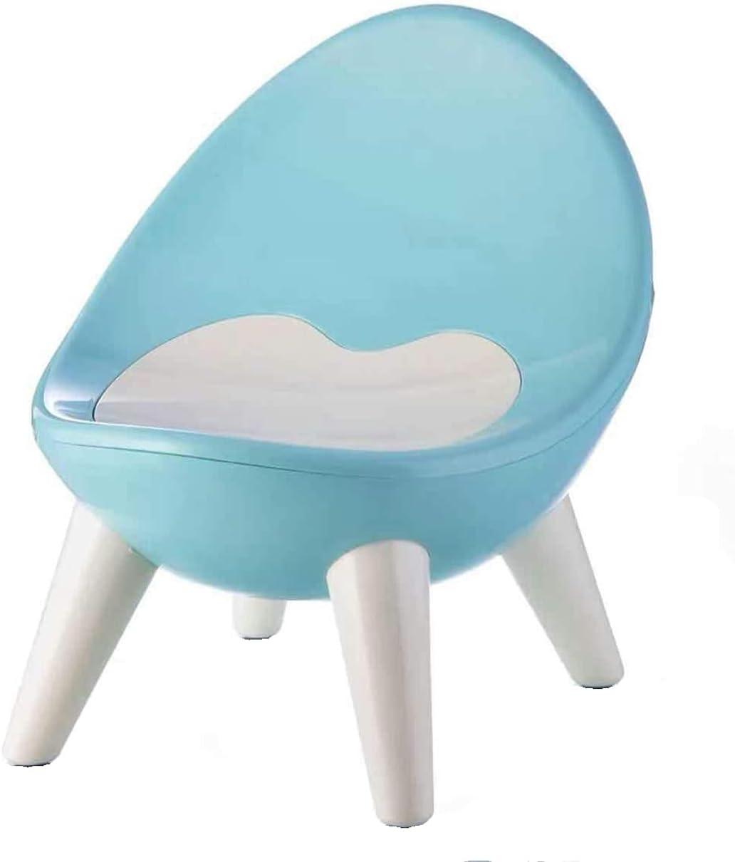 GHA Kids Nursery Study Dining Chair Environmentally Plastic for 1-5 years old Child Blue