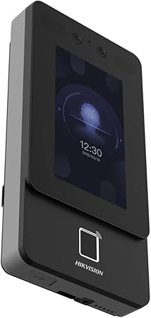 Attendance Management System Ds-K1T342Mfwx Face Access Terminal With Face, Finger & Card Access With Wifi 330Mm*150Mm Black