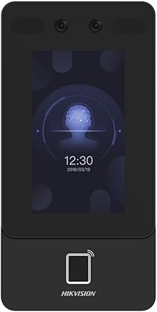 Attendance Management System Ds-K1T342Mfwx Face Access Terminal With Face, Finger & Card Access With Wifi 330Mm*150Mm Black