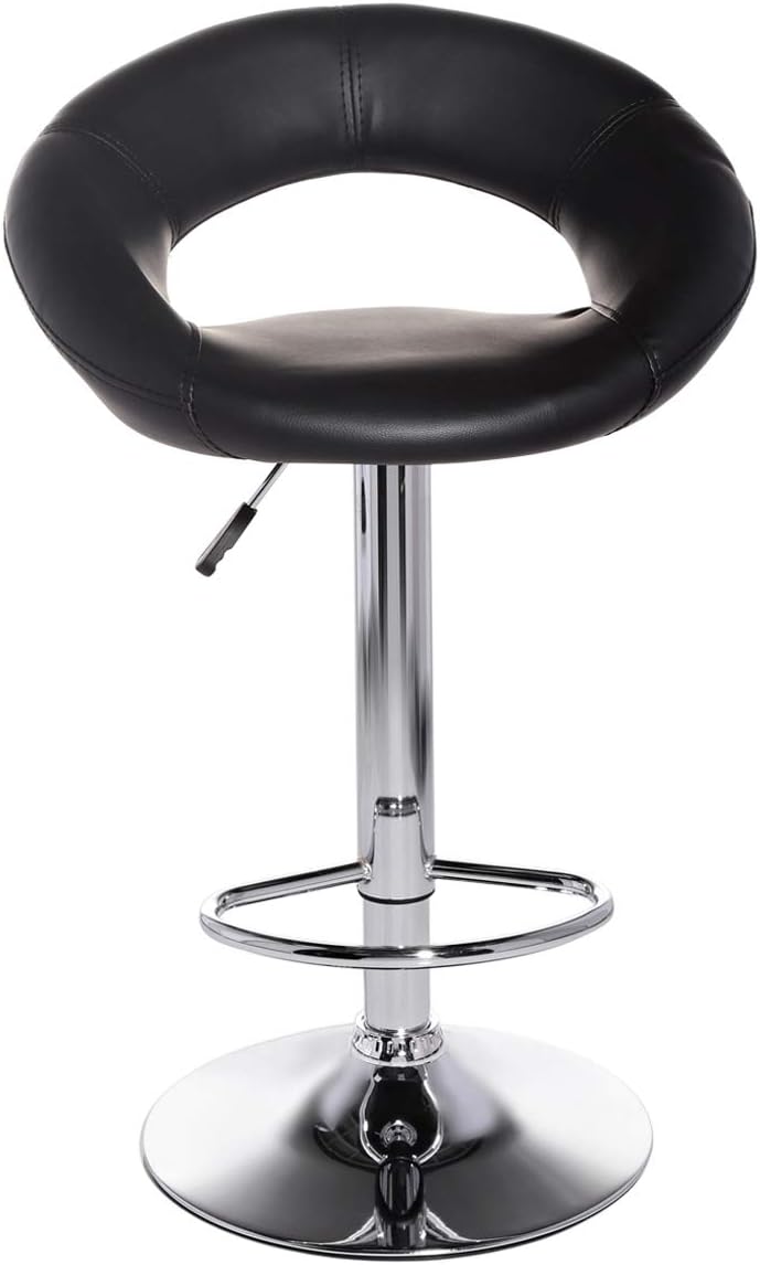Adjustable Bar Chair - Black