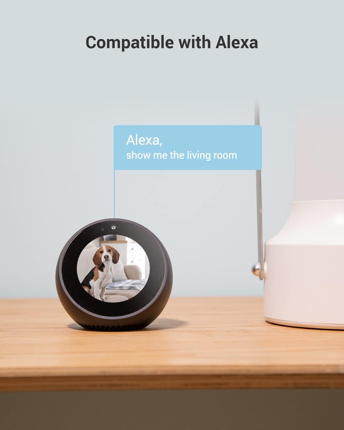 C6N Security Camera, 1080p CCTV Camera for Home, Wifi Indoor 360 Camera, Baby Monitor Surveillance Camera with Motion Detection, Smart Tracking, Two-Way Audio, Night Vision, Works With Alexa