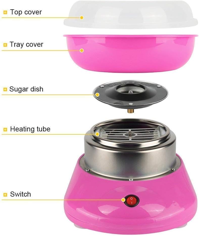 Sknd Enterprise Cotton Candy Machine for The Home - Cotton Candy Maker - Candy Floss Machine, (Multi Colour)