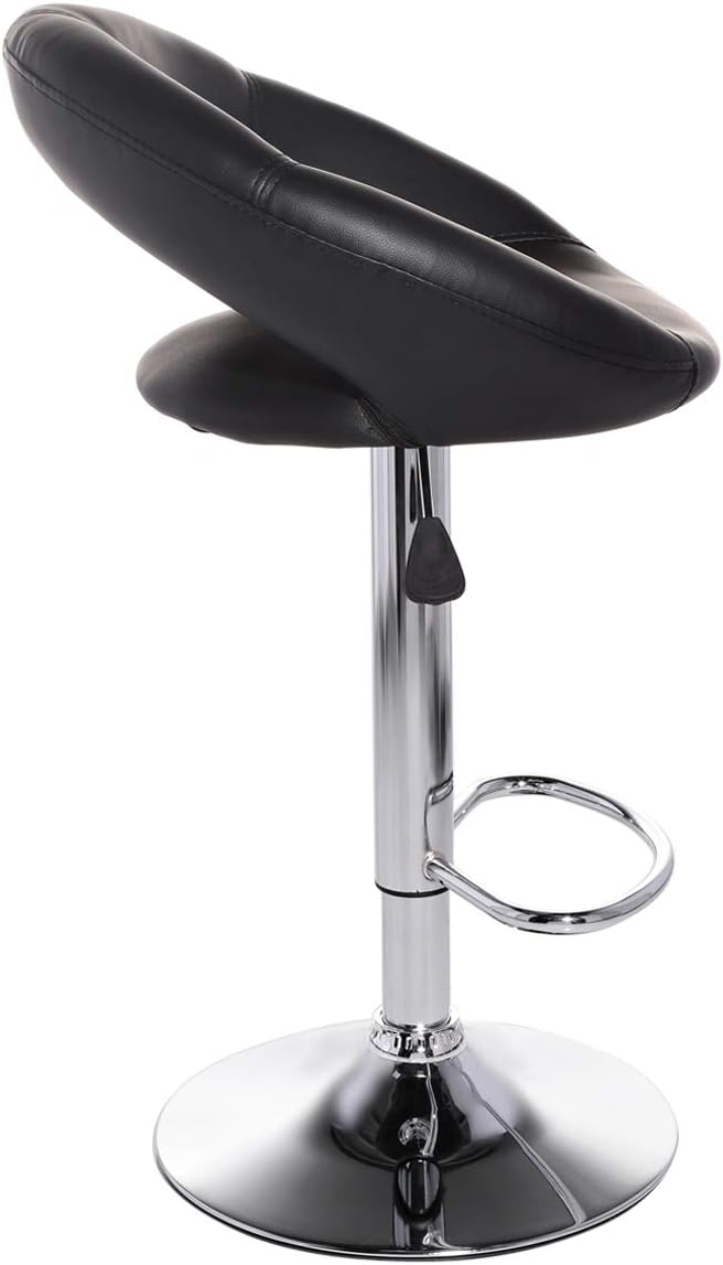 Adjustable Bar Chair - Black
