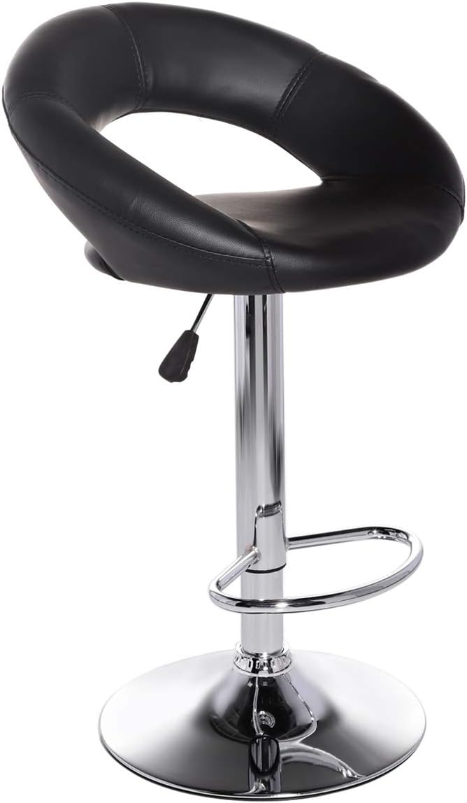 Adjustable Bar Chair - Black