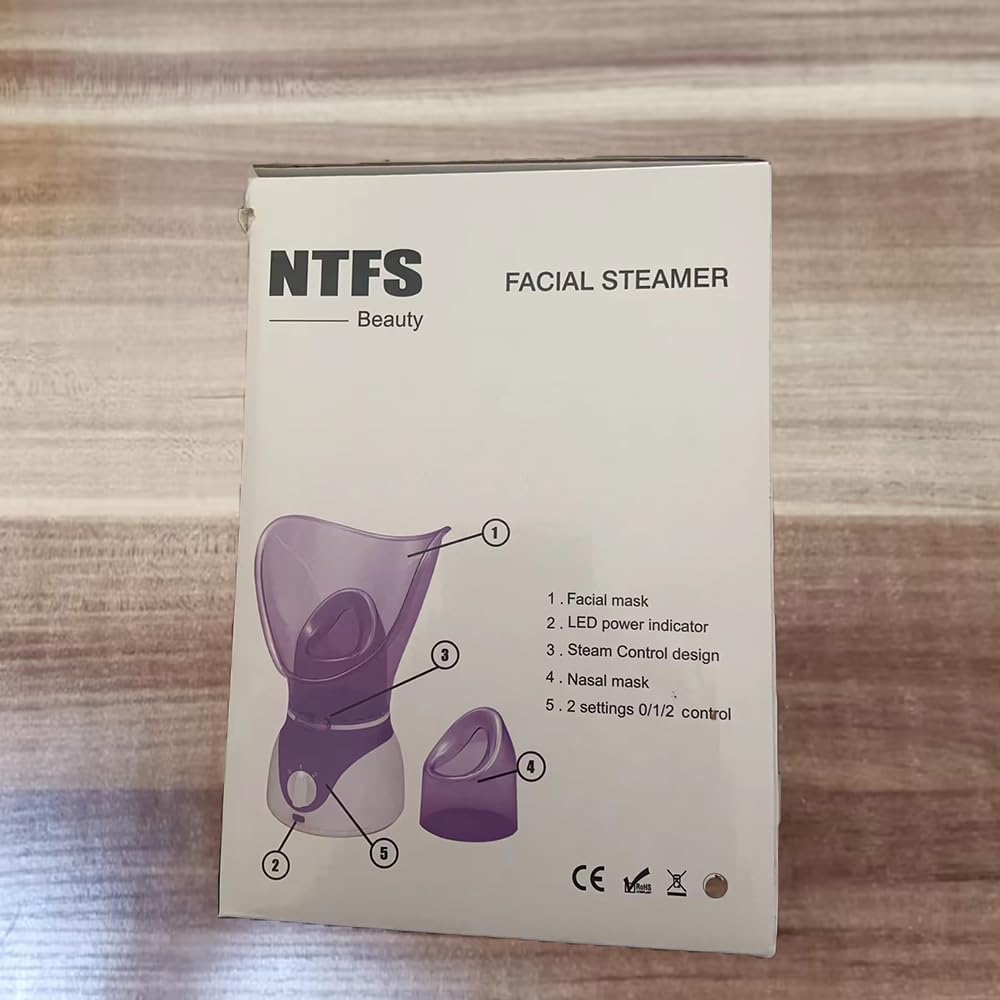 ETTG Warm Mist BPA-Free Moisturizing Facial Steamer