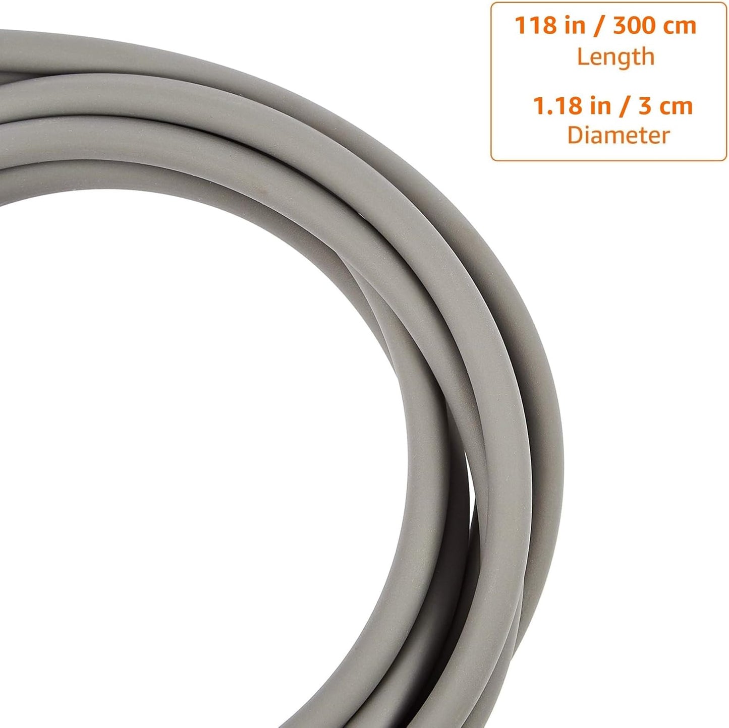 Amazon Basics Standard Jump Rope, Grey