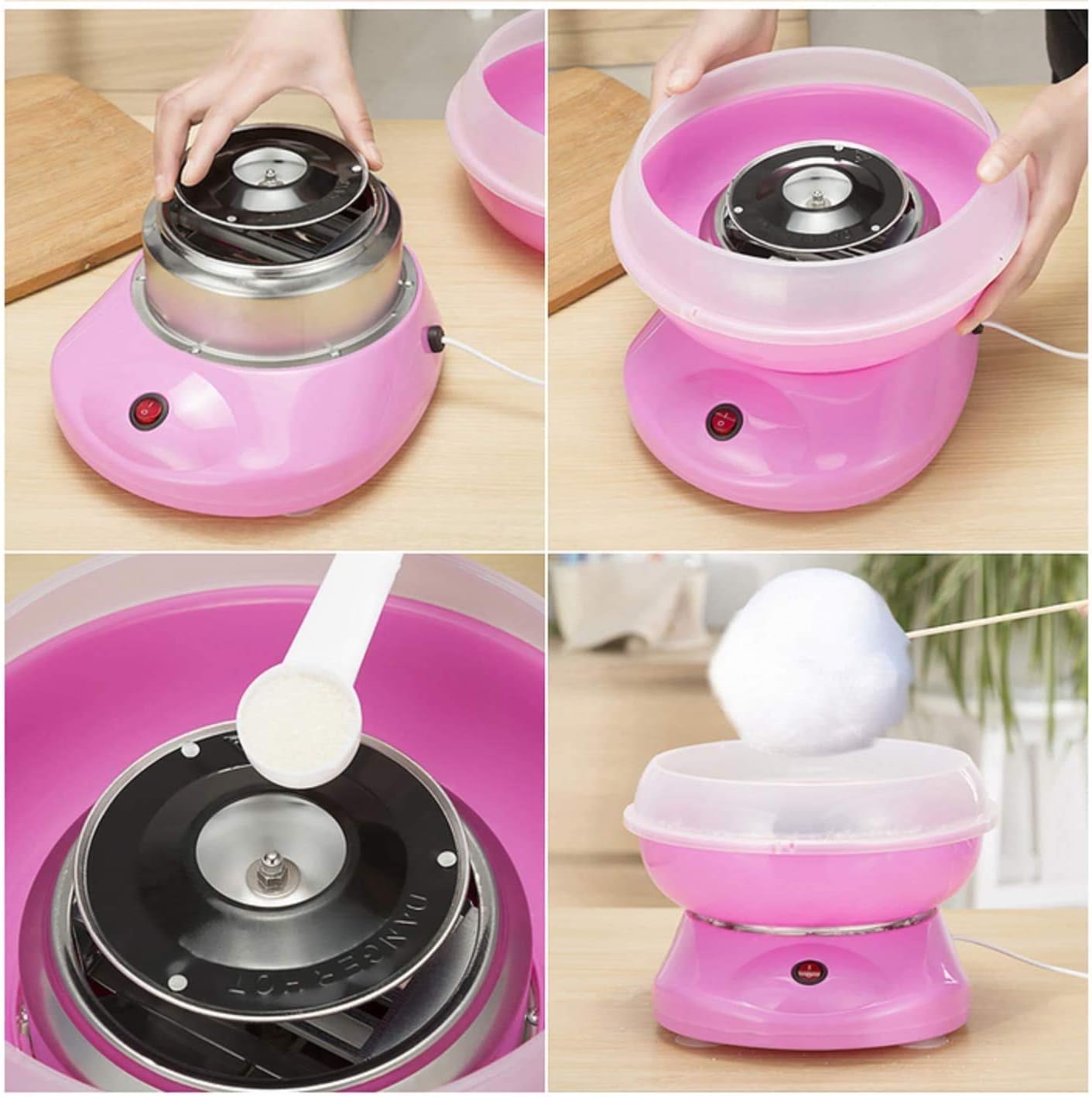 Sknd Enterprise Cotton Candy Machine for The Home - Cotton Candy Maker - Candy Floss Machine, (Multi Colour)
