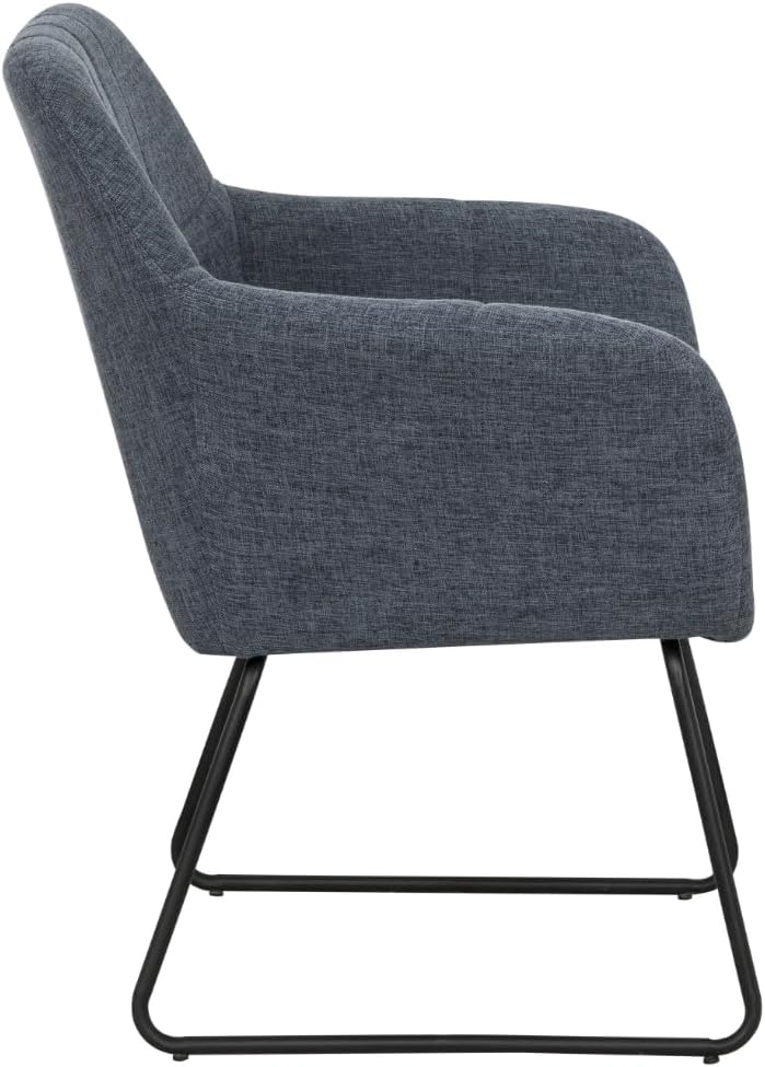 Dining Room/Restaurant Chair/Hotel chair/Office Visitor Chair/Modern Medium Back Luxury Fabric Dining Chair (GREY2)