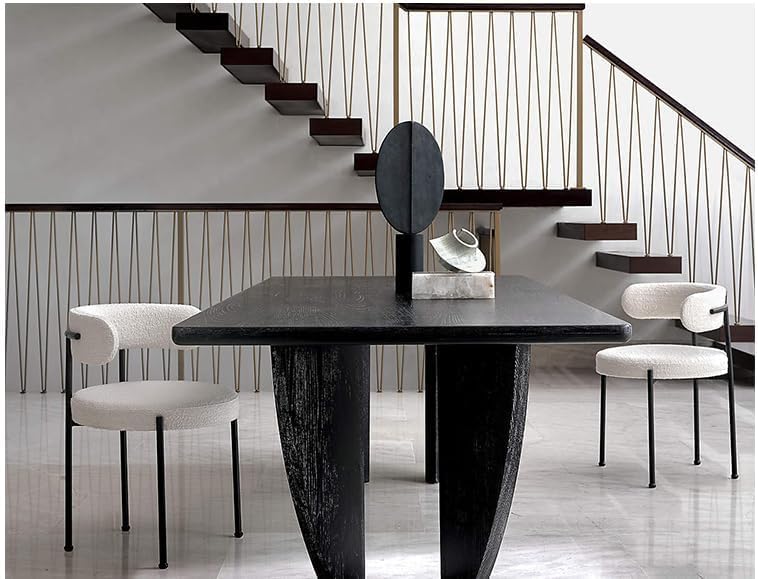 Dining Room/Restaurant Chair/Hotel chair/Office Visitor Chair/Modern Medium Back Luxury Fabric Dining Chair (GREY2)