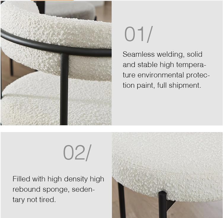 Dining Room/Restaurant Chair/Hotel chair/Office Visitor Chair/Modern Medium Back Luxury Fabric Dining Chair (GREY2)