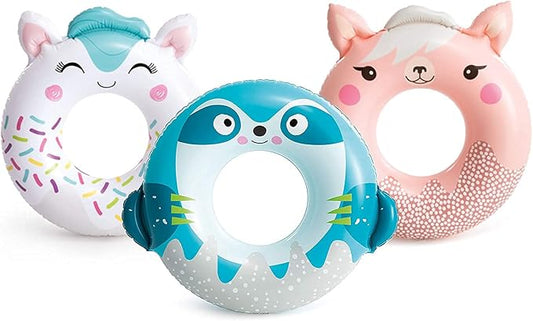 Cute Animals Tube Assortment of 3: Llama, Sloth, and Kitten