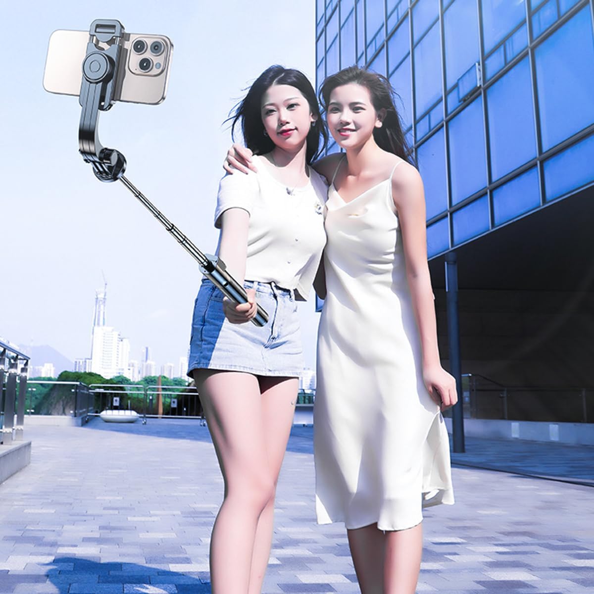 ECVV 170cm Phone Selfie Stick Tripod with Remote Control Portable Rotate Phone Holder Extendable Tripod Stand Compatible with iPhone Android Smartphone
