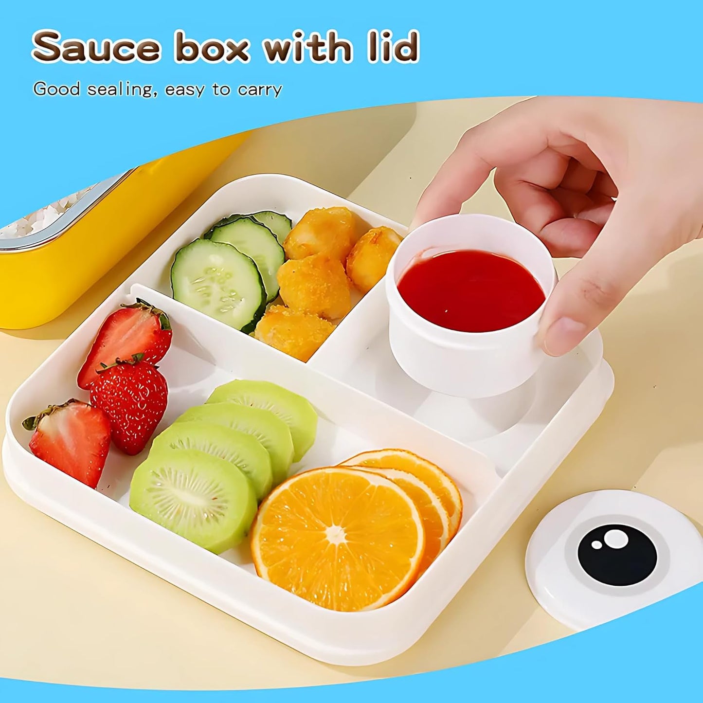 Kids Insulated Stainless Steel Double Decker Leakproof Bento Lunch Box