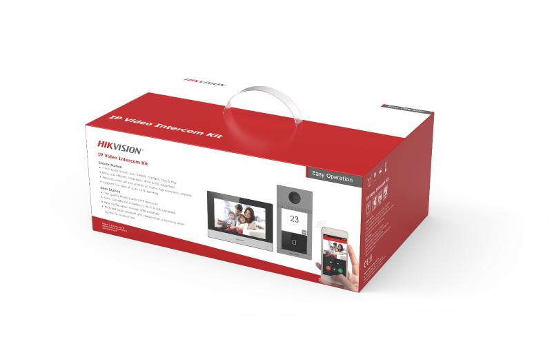 DS-KIS604-P(B) IP video intercom kit
