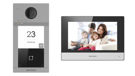 DS-KIS604-P(B) IP video intercom kit